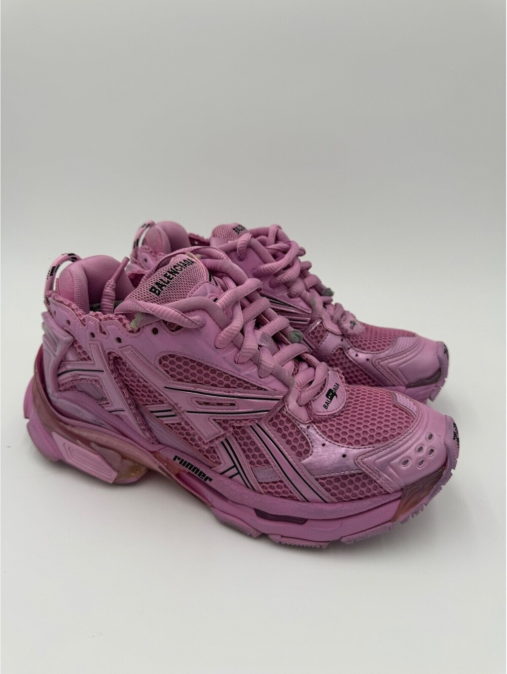 Balenciaga Runner Pink Sneakers Womens Size 9/39